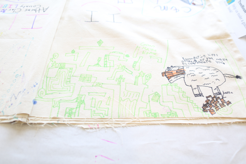 Gigantic Canvas Book for kids